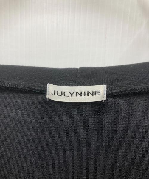 JULYNINE（ジュライナイン）JULYNINE (ジュライナイン) フーディーブルゾン ブラック サイズ:Fの古着・服飾アイテム