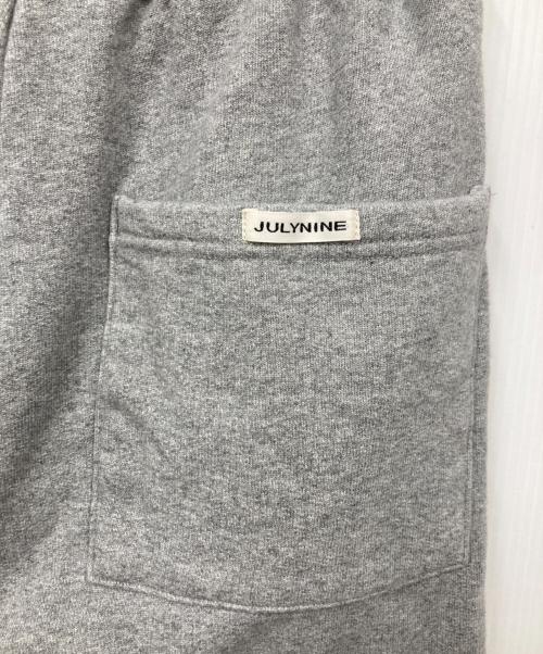 JULYNINE（ジュライナイン）JULYNINE (ジュライナイン) スウェットパンツ グレー サイズ:Sの古着・服飾アイテム
