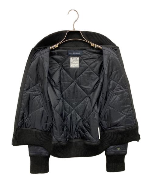 MADISON BLUE（マディソンブルー）MADISON BLUE (マディソンブルー) ジップアップキルティングジャケット ブラック サイズ:00の古着・服飾アイテム