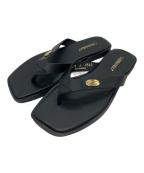 Caminandoカミナンド）の古着「Caminando THONG FLAT SANDALS」｜ブラック