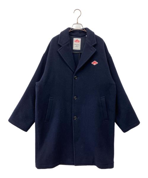 DANTON（ダントン）DANTON (ダントン) ウールライトパイル チェスターコート ネイビー サイズ:40の古着・服飾アイテム