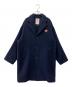 DANTON（ダントン）の古着「ウールライトパイル チェスターコート」｜ネイビー