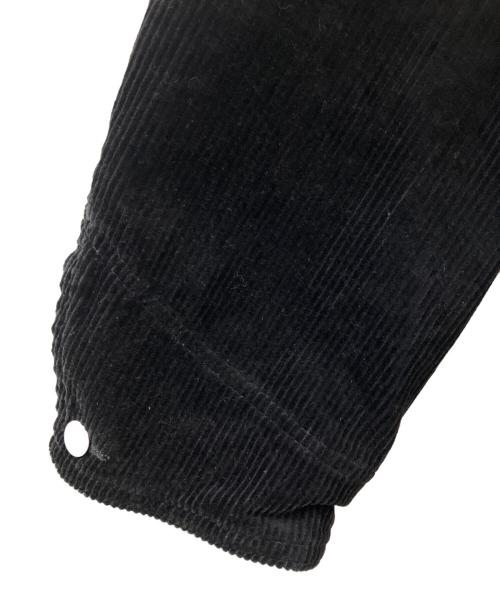 FOLL（フォル）FOLL (フォル) wardrobe cocoon corduroy half coat ブラック サイズ:Free　の古着・服飾アイテム