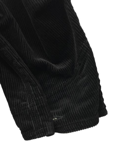 FOLL（フォル）FOLL (フォル) wardrobe cocoon corduroy half coat ブラック サイズ:Free　の古着・服飾アイテム