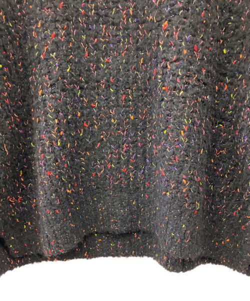 MAISON SPECIAL（メゾンスペシャル）MAISON SPECIAL (メゾンスペシャル) ボッコロプライムオーバークルーネックニット ブラック サイズ:１の古着・服飾アイテム