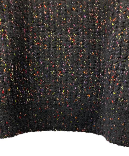 MAISON SPECIAL（メゾンスペシャル）MAISON SPECIAL (メゾンスペシャル) ボッコロプライムオーバークルーネックニット ブラック サイズ:１の古着・服飾アイテム