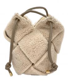 VIOLAd'ORO（ヴィオラドーロ）の古着「エコムートンメッシュトートバッグ」