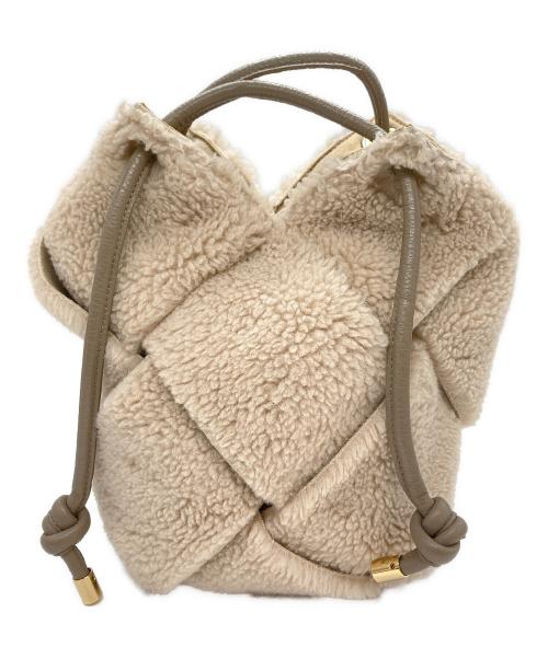 VIOLAd'ORO（ヴィオラドーロ）VIOLAd'ORO (ヴィオラドーロ) エコムートンメッシュトートバッグの古着・服飾アイテム