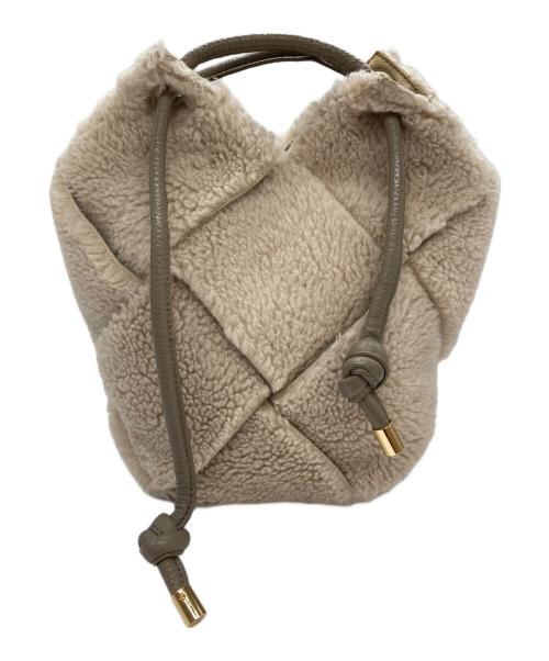 VIOLAd'ORO（ヴィオラドーロ）VIOLAd'ORO (ヴィオラドーロ) エコムートンメッシュトートバッグの古着・服飾アイテム