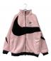 NIKE（ナイキ）の古着「BIG SWOOSH BOA JACKET」｜ピンク