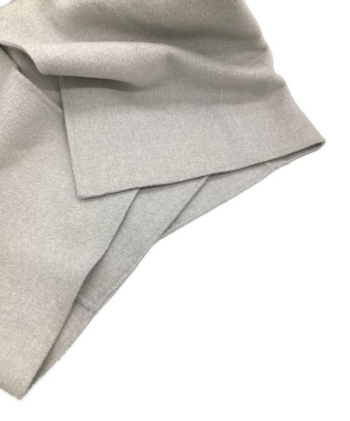 GALERIE VIE（ギャルリーヴィー）GALERIE VIE (ギャルリーヴィー) ダブルフェイス クルーネックロングコート グレー サイズ:Fの古着・服飾アイテム