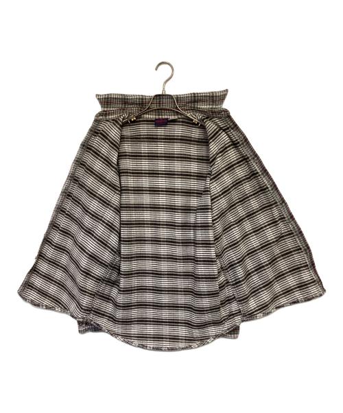 DAKOTA（ダコタ）DAKOTA (ダコタ) ヘビーコットンネルシャツ グレー×パープル サイズ:Mの古着・服飾アイテム