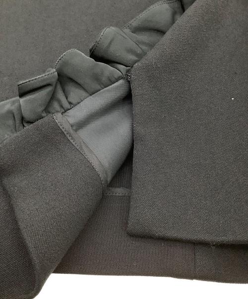 LOUIS VUITTON（ルイ ヴィトン）LOUIS VUITTON (ルイ ヴィトン) ウールフリルタイトスカート ブラック サイズ:38の古着・服飾アイテム