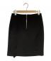 LOUIS VUITTON (ルイ ヴィトン) ウールフリルタイトスカート ブラック サイズ:38：12000円