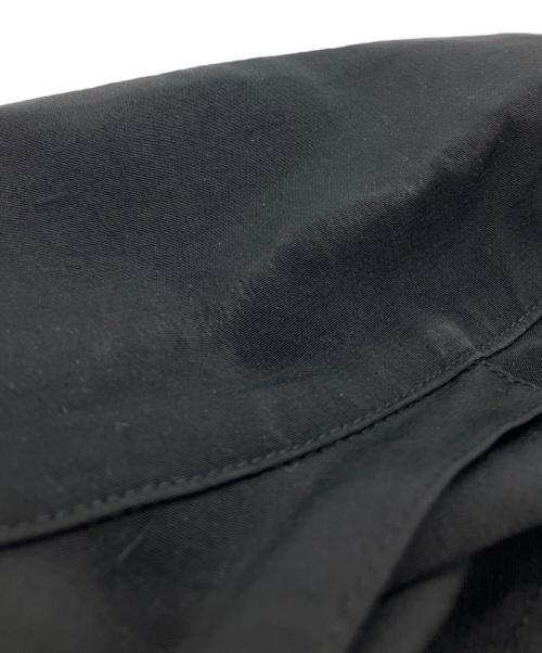 Y's（ワイズ）Y's (ワイズ) フロントリボンシャツ ブラック サイズ:02の古着・服飾アイテム