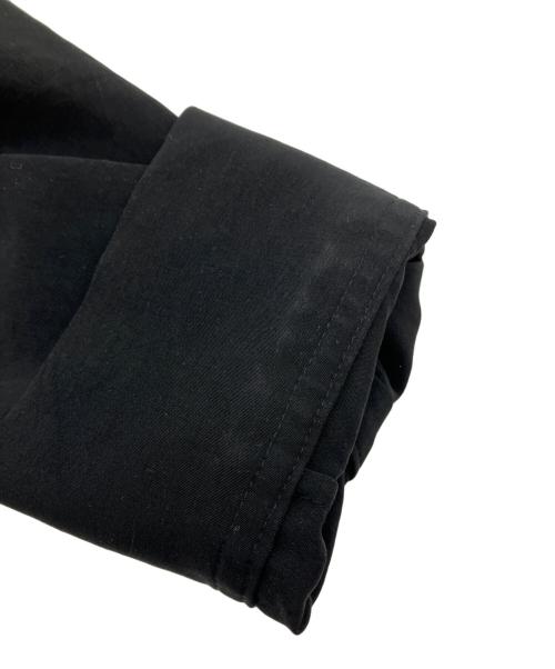 Y's（ワイズ）Y's (ワイズ) フロントリボンシャツ ブラック サイズ:02の古着・服飾アイテム