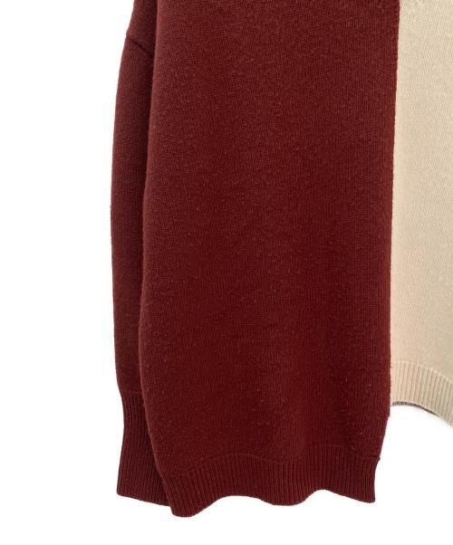 LOEWE（ロエベ）LOEWE (ロエベ) アナグラム アシンメトリック ウール セーター マルチカラー サイズ:XSの古着・服飾アイテム