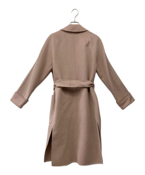'S Max Mara（エスマックスマーラ）'S Max Mara (エスマックスマーラ) cucito a mano ウール アンゴラ混 ガウンコート ピンク サイズ:6の古着・服飾アイテム