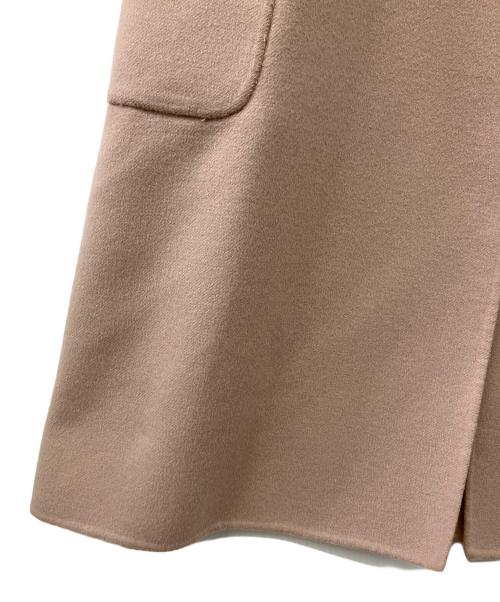 'S Max Mara（エスマックスマーラ）'S Max Mara (エスマックスマーラ) cucito a mano ウール アンゴラ混 ガウンコート ピンク サイズ:6の古着・服飾アイテム