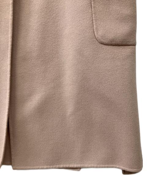 'S Max Mara（エスマックスマーラ）'S Max Mara (エスマックスマーラ) cucito a mano ウール アンゴラ混 ガウンコート ピンク サイズ:6の古着・服飾アイテム