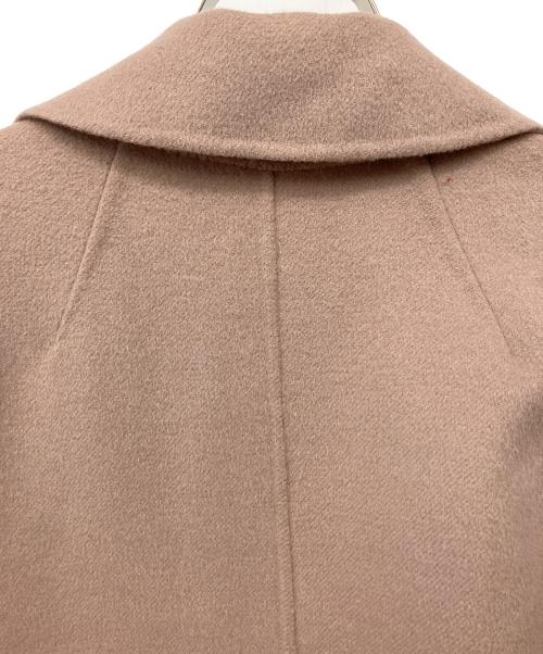 'S Max Mara（エスマックスマーラ）'S Max Mara (エスマックスマーラ) cucito a mano ウール アンゴラ混 ガウンコート ピンク サイズ:6の古着・服飾アイテム