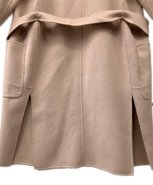 'S Max Mara（エスマックスマーラ）'S Max Mara (エスマックスマーラ) cucito a mano ウール アンゴラ混 ガウンコート ピンク サイズ:6の古着・服飾アイテム