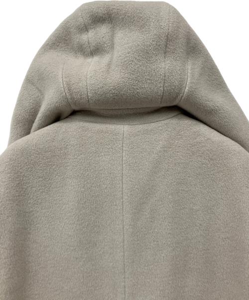 HERNO（ヘルノ）HERNO (ヘルノ) アンゴラ混フーデッドコート グレー サイズ:40の古着・服飾アイテム