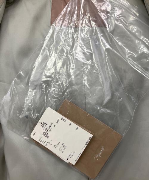 HERNO（ヘルノ）HERNO (ヘルノ) アンゴラ混フーデッドコート グレー サイズ:40の古着・服飾アイテム