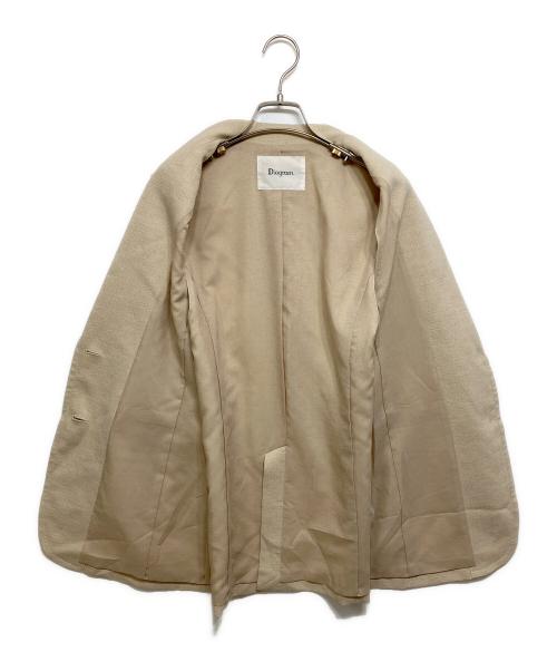 Diagram（ダイアグラム）Diagram (ダイアグラム) ブッチャーテーラーベスト ベージュ サイズ:38の古着・服飾アイテム