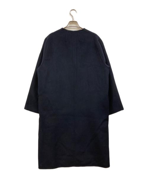 Plage（プラージュ）Plage (プラージュ) ハミルトンノーカラーコート ネイビー サイズ:Fの古着・服飾アイテム