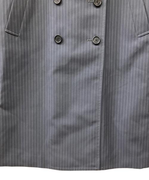 UNTITLED（アンタイトル）UNTITLED (アンタイトル) ピンストオフショルトレンチコート グレー サイズ:2 未使用品の古着・服飾アイテム