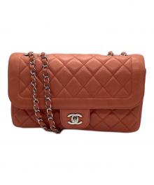 CHANEL（シャネル）の古着「チェーンショルダーバッグ」｜サーモンピンク