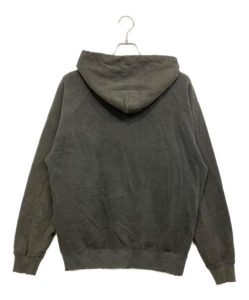 MARKA（マーカ）MARKA (マーカ) 20/10 RECYCLE SUVIN ORGANIAC COTTON FLEECE DAMAGE PARKA フェードブラック サイズ:1の古着・服飾アイテム
