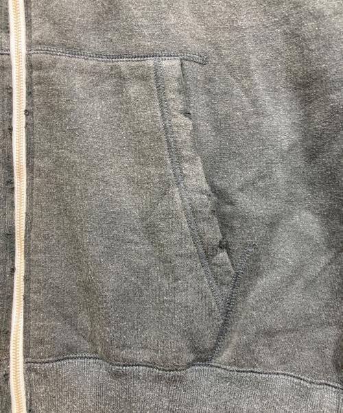 MARKA（マーカ）MARKA (マーカ) 20/10 RECYCLE SUVIN ORGANIAC COTTON FLEECE DAMAGE PARKA フェードブラック サイズ:1の古着・服飾アイテム