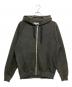 MARKA（マーカ）の古着「20/10 RECYCLE SUVIN ORGANIAC COTTON FLEECE DAMAGE PARKA」｜フェードブラック