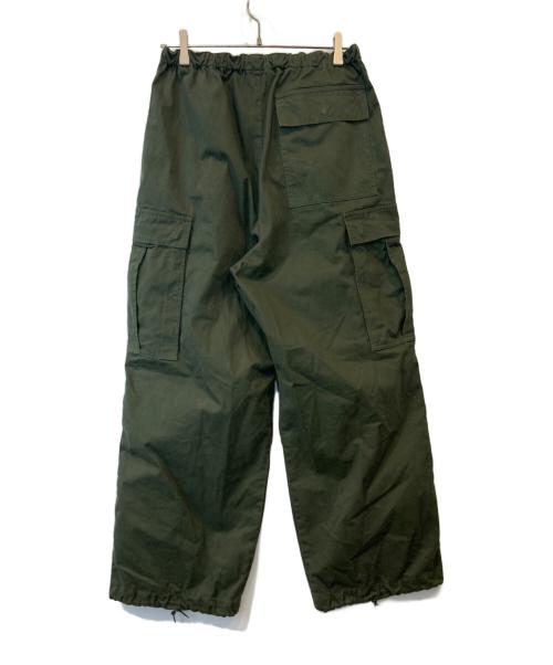 MARKA（マーカ）MARKA (マーカ) OVER PANTS ORGANIC COTTON SATIN BRUSHED オーバーパンツオーガニックコットンサテンブラッシュド M23C-03PT01C グリーン サイズ:1の古着・服飾アイテム