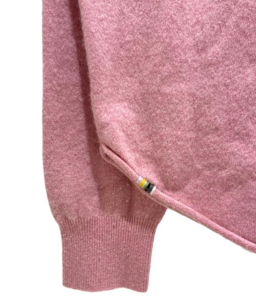 extreme cashmere（エクストリーム カシミア）extreme cashmere (エクストリーム カシミア) n°53 crew hop/カシミヤニット ピンク サイズ:FREEの古着・服飾アイテム