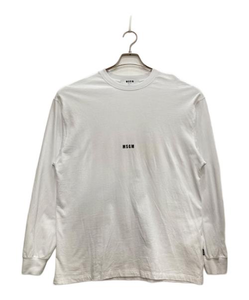 MSGM（エムエスジーエム）MSGM (エムエスジーエム) ロングスリーブTシャツ ホワイト サイズ:XSの古着・服飾アイテム
