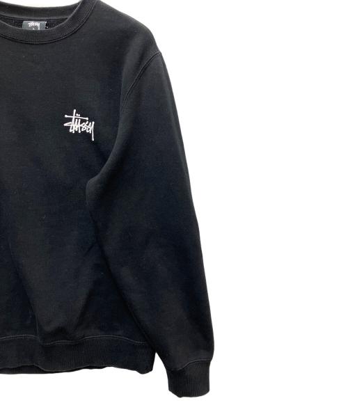 stussy（ステューシー）stussy (ステューシー) stussy　Logo Crew Sweat ブラック サイズ:SIZE Sの古着・服飾アイテム