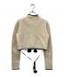 A CCORDION (アコーディオン) trimming cardigan ベージュ サイズ:M 未使用品：8000円