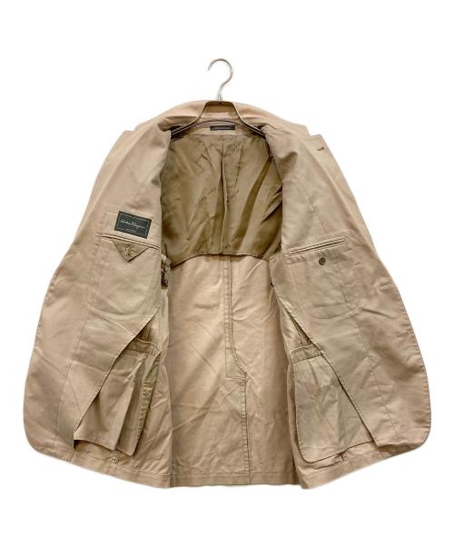 Salvatore Ferragamo（サルヴァトーレ フェラガモ）Salvatore Ferragamo (サルヴァトーレ フェラガモ) 2B テーラードジャケット ピンク サイズ:52の古着・服飾アイテム