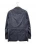 Salvatore Ferragamo (サルヴァトーレ フェラガモ) 3B レザーテーラードジャケット ネイビー サイズ:52：20000円
