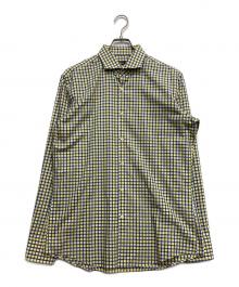 BOSS HUGO BOSS（ボス ヒューゴボス）の古着「チェックシャツ」｜イエロー