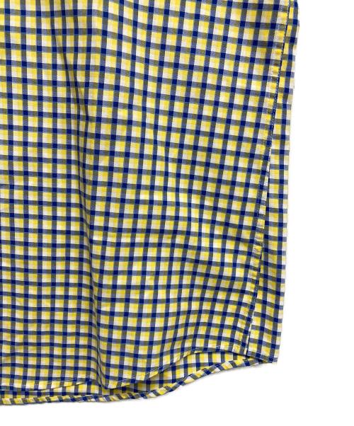 BOSS HUGO BOSS（ボス ヒューゴボス）BOSS HUGO BOSS (ボス ヒューゴボス) チェックシャツ イエロー サイズ:42の古着・服飾アイテム