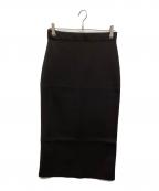 AP STUDIOエーピーストゥディオ）の古着「ムースニットスカート」｜ブラウン