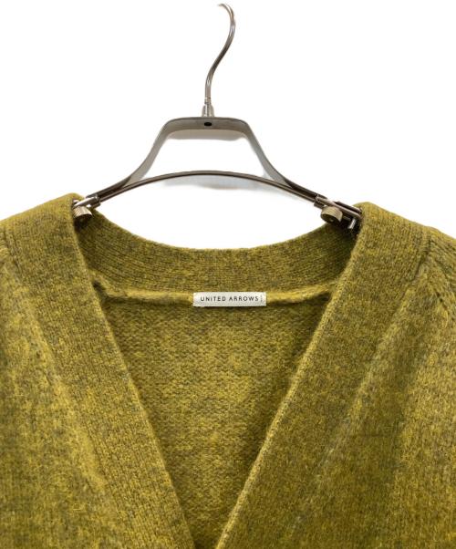 UNITED ARROWS TOKYO（ユナイテッドアローズトウキョウ）UNITED ARROWS TOKYO (ユナイテッドアローズトウキョウ) ニットカーディガン イエロー サイズ:Mの古着・服飾アイテム