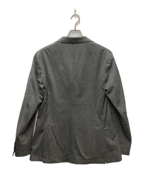 UNITED ARROWS TOKYO（ユナイテッドアローズトウキョウ）UNITED ARROWS TOKYO (ユナイテッドアローズトウキョウ) メランジ グレンプレイド シングル3ボタン テーラードジャケット グレー サイズ:SIZE 46の古着・服飾アイテム
