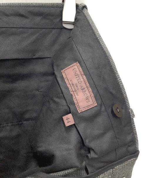UNITED ARROWS TOKYO（ユナイテッドアローズトウキョウ）UNITED ARROWS TOKYO (ユナイテッドアローズトウキョウ) メランジ グレンプレイド スラックス グレー サイズ:SIZE 44の古着・服飾アイテム