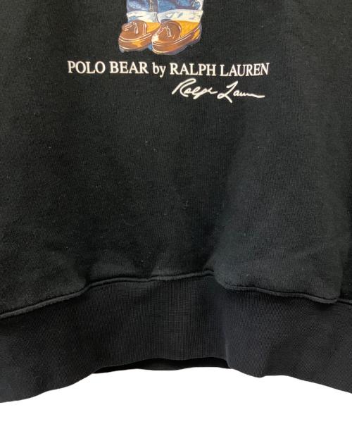 POLO RALPH LAUREN（ポロ・ラルフローレン）POLO RALPH LAUREN (ポロ・ラルフローレン) ポロベアプリントパーカー ブラック サイズ:Sの古着・服飾アイテム
