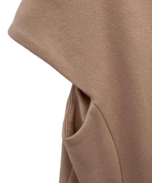 YOKO CHAN（ヨーコチャン）YOKO CHAN (ヨーコチャン) V-neck Gathered Dress ベージュ サイズ:36の古着・服飾アイテム